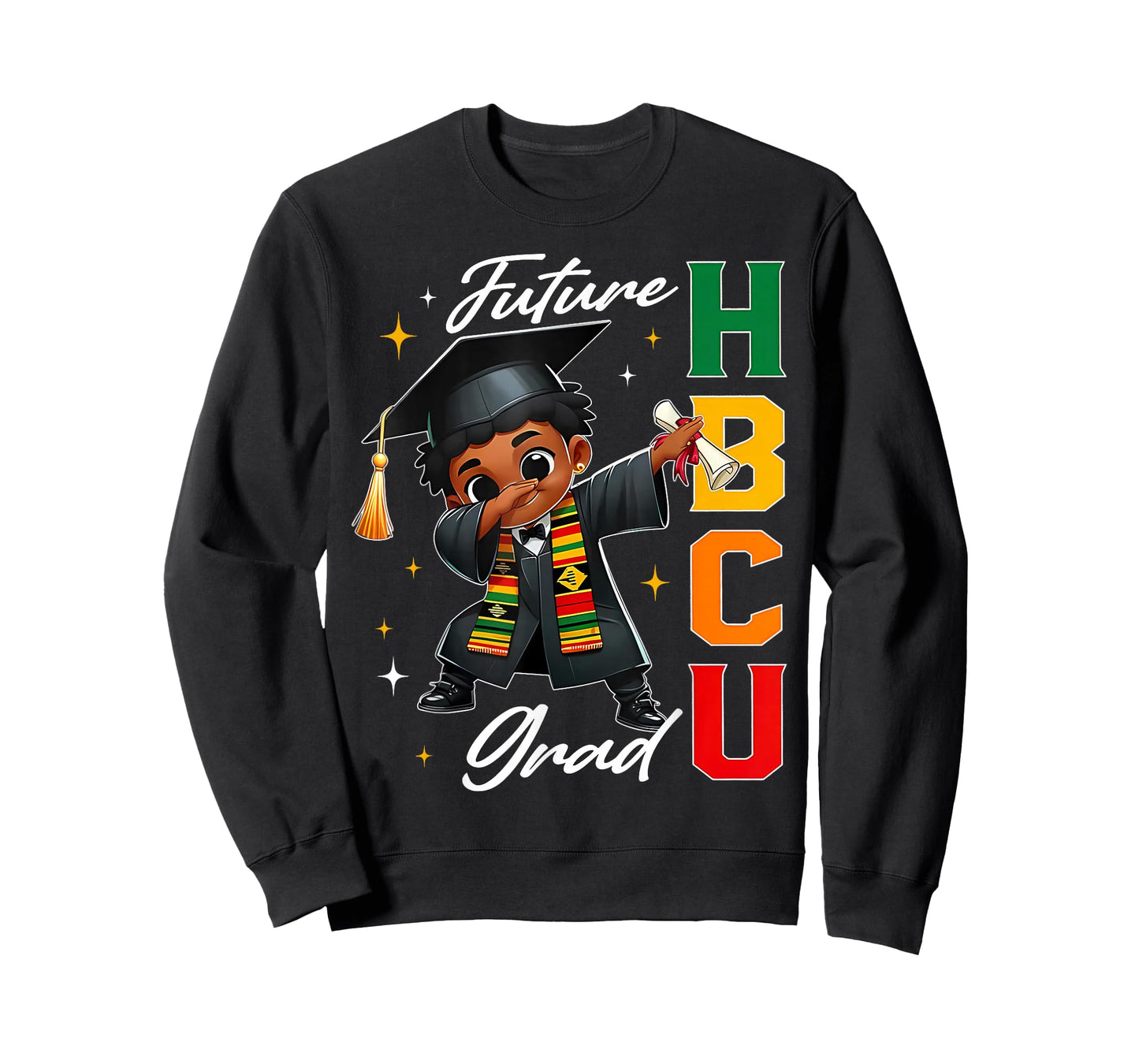 Future HBCU Grad Dabbing Boy Graduation HBCU Kids T-Shirt