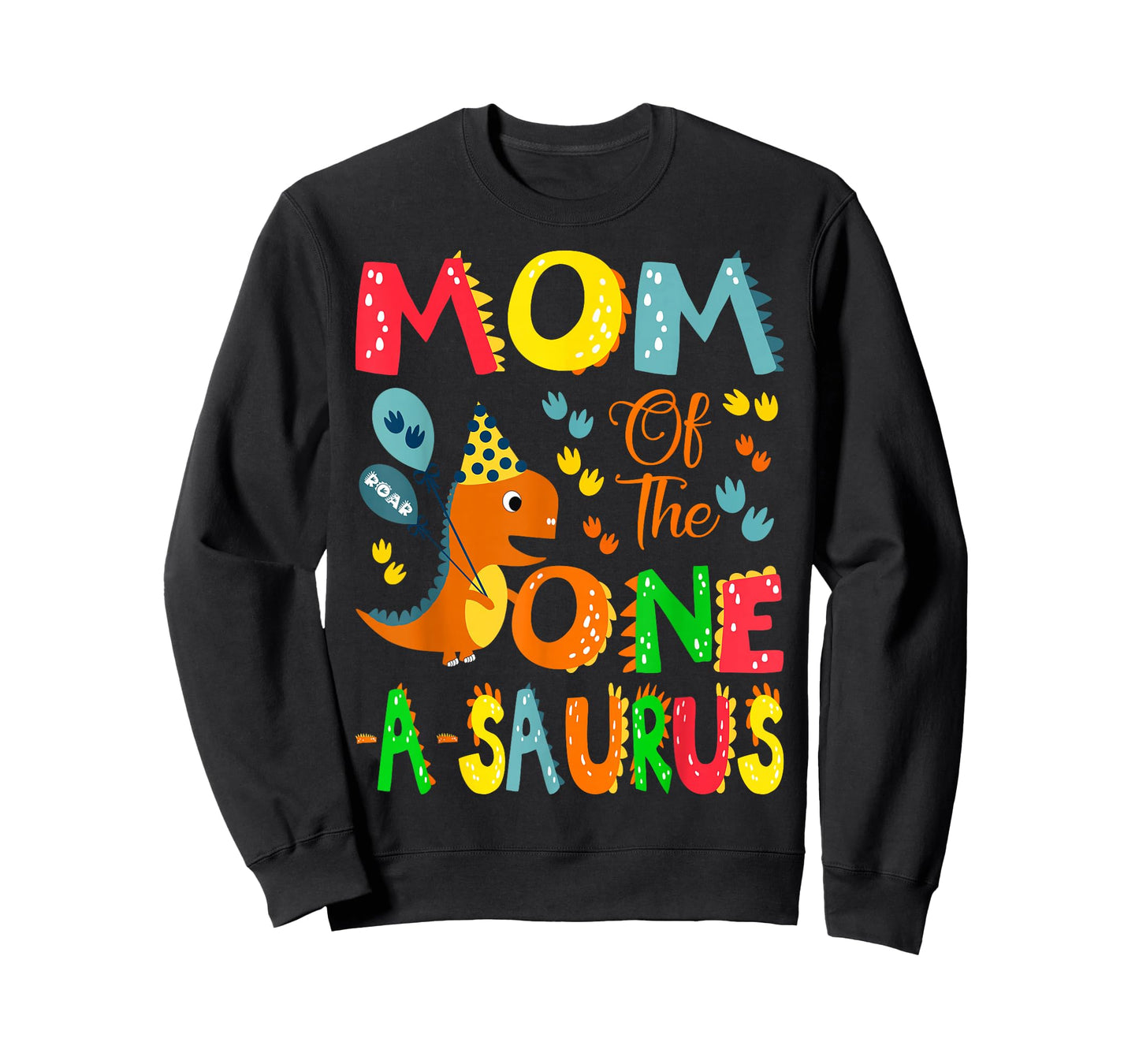 Mom of The One-A-Saurus 1st Birthday Boy Dinosaur Lover T-Shirt
