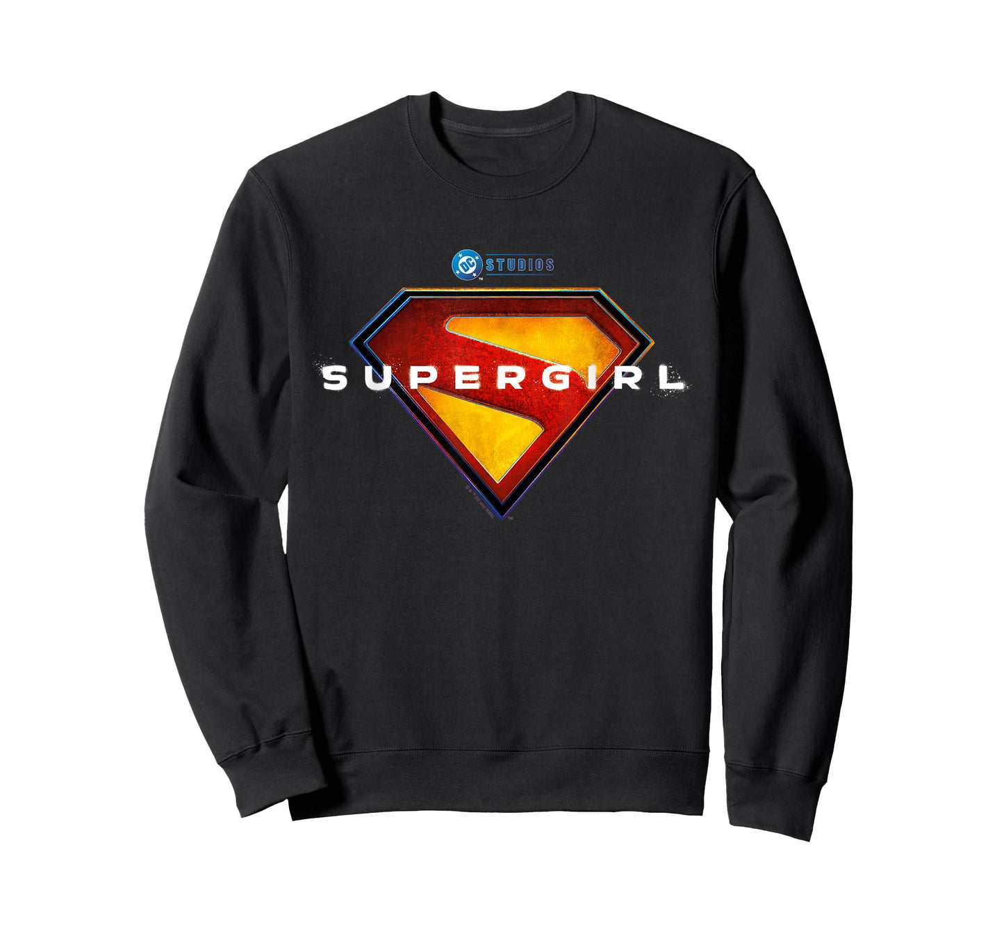 Supergirl 2026 Full Color Shield Name in Center T-Shirt