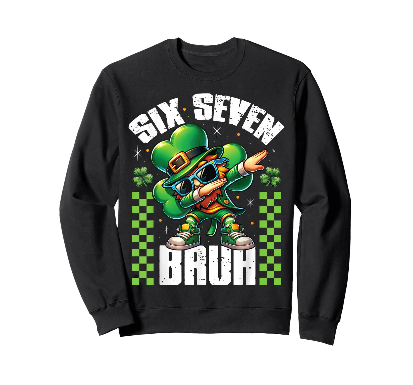 67 Six Seven Funny 6 7 Meme St Patricks Day Leprechaun 67 T-Shirt