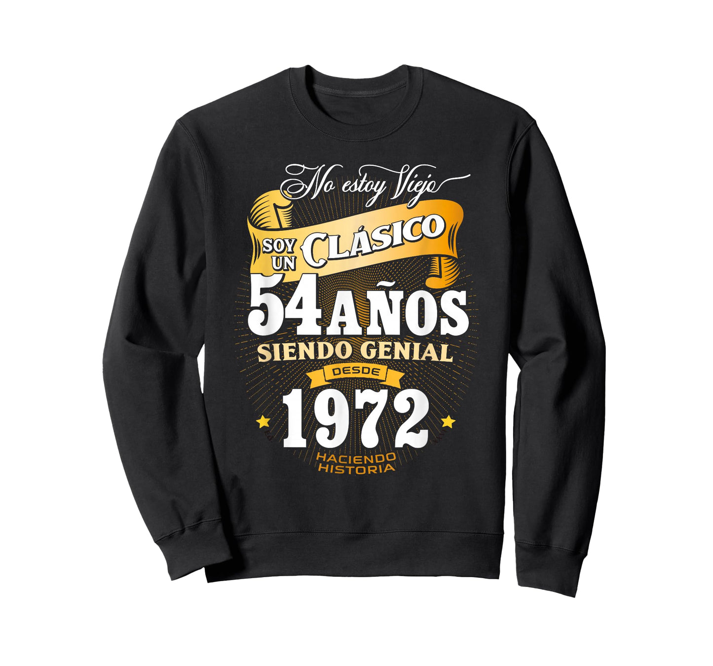 Vintage 54th Birthday Men Funny 1972 54 Birthday Spanish T-Shirt