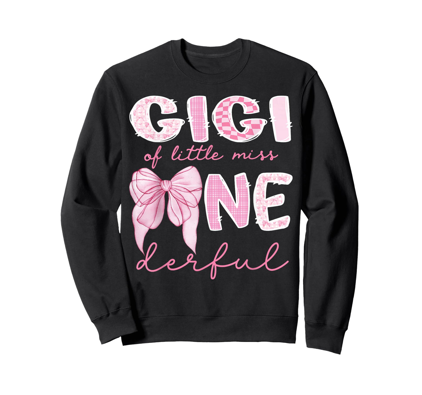 Gigi of Little Miss Onederful First Birthday Girl Bow T-Shirt