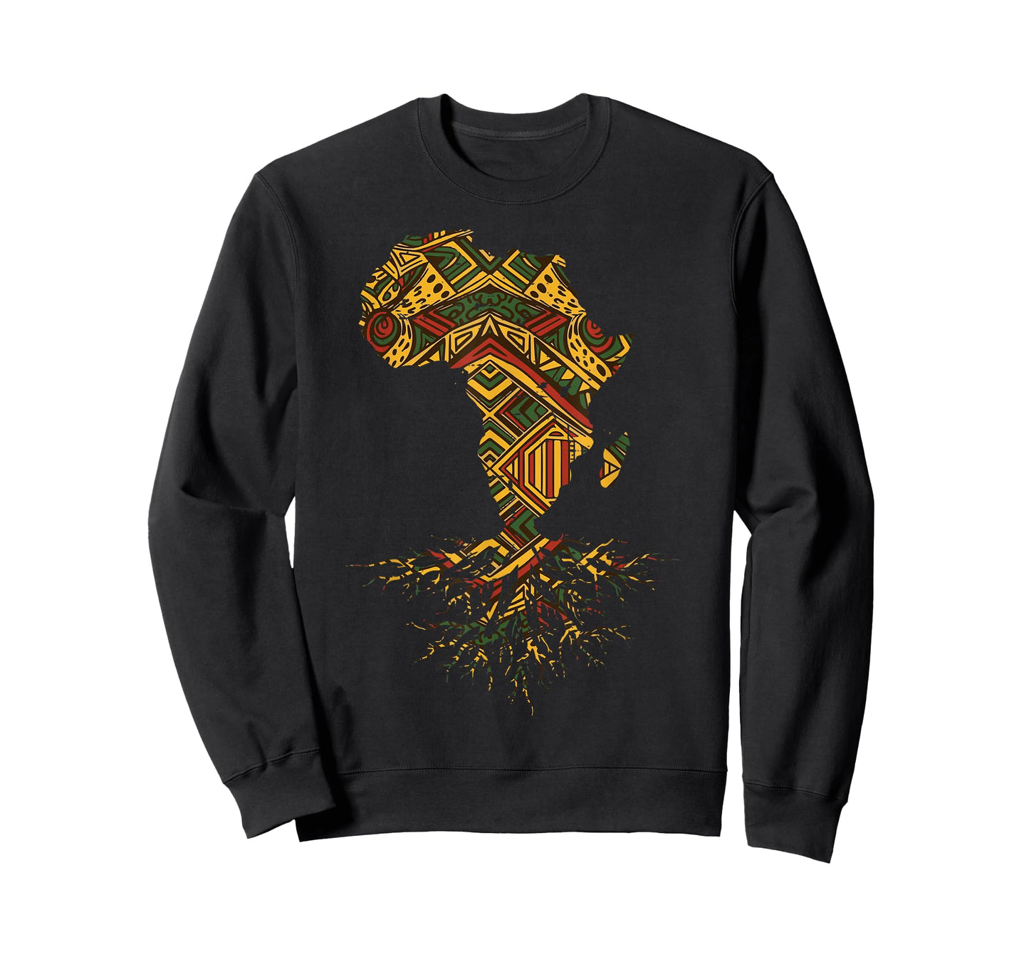 Black History Africa Map Roots African Pride Men Women Kids T-Shirt