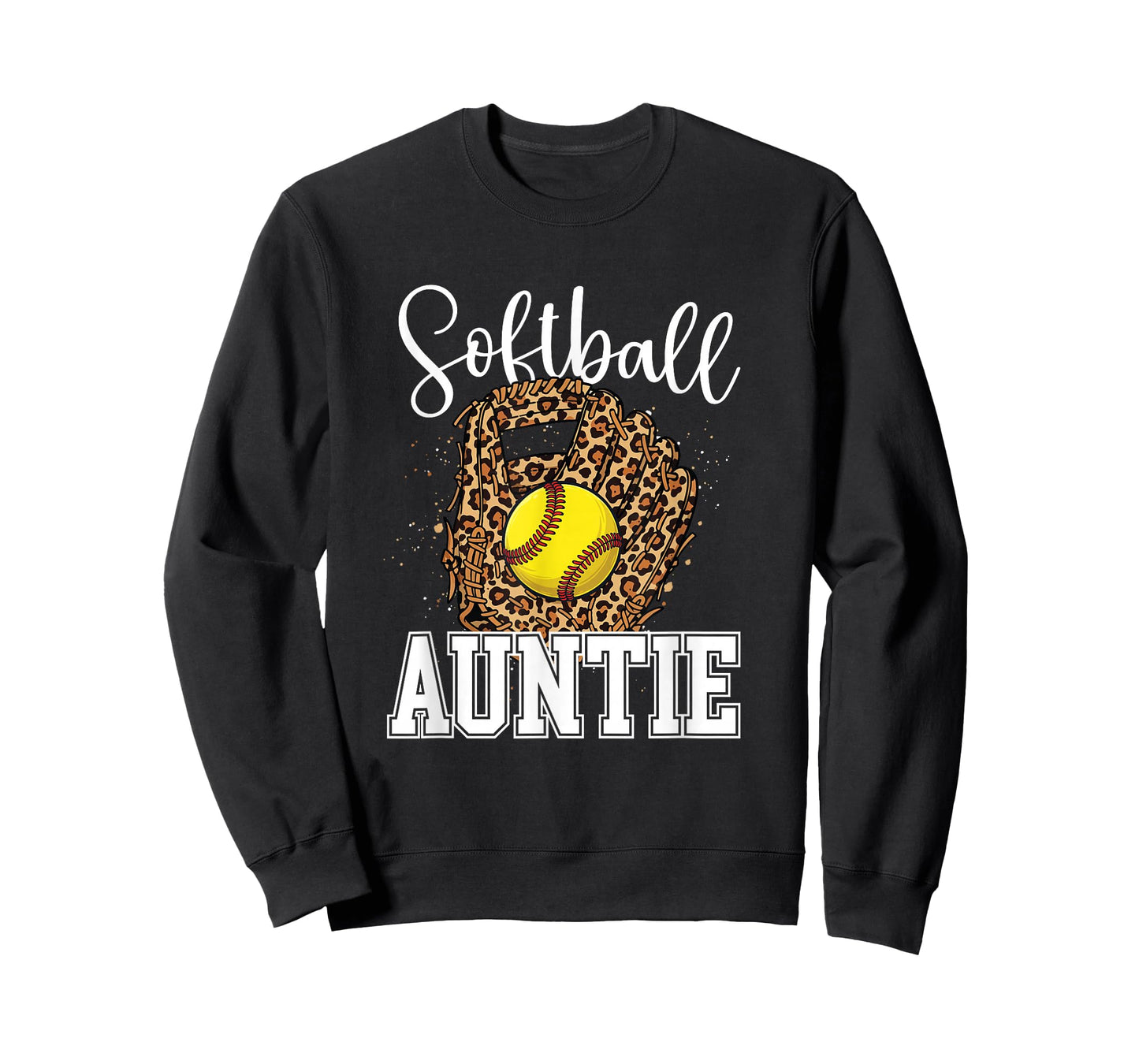 Softball Auntie - Softball Lover Softball Aunt Softballer T-Shirt