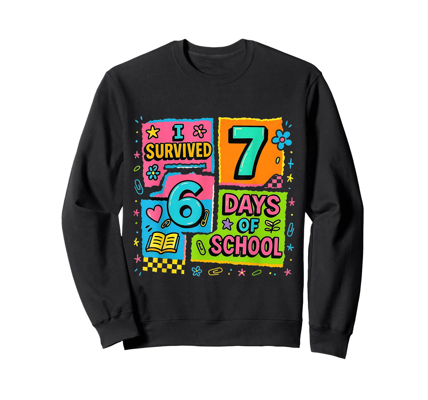 I Survived 67 Days of School Colorful Funny Meme Design T-Shirt