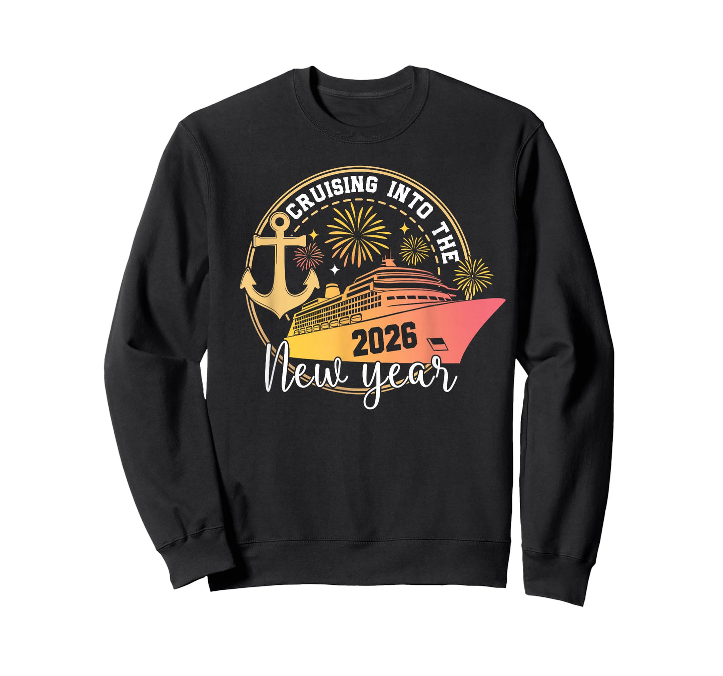 Cruising Into The New Year 2026 Happy Family Trips T-Shirt