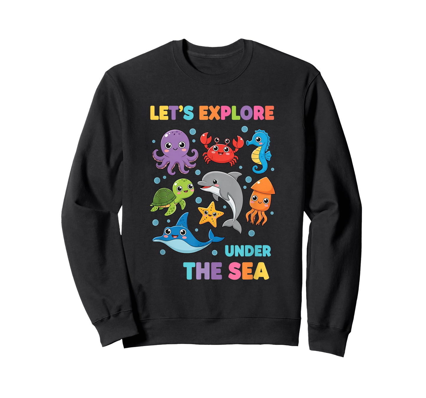 Teacher Let's Explore Under The Sea, Ocean Classroom BackTo T-Shirt