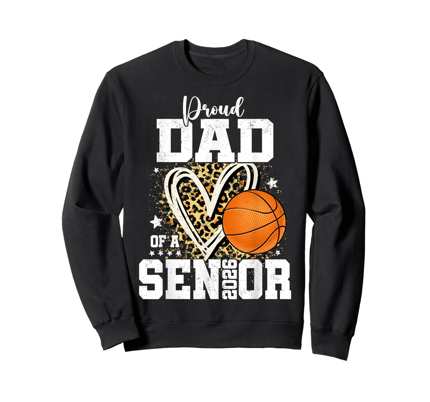 Proud Dad of A 2026 Senior Basketball Graduation Leopard T-Shirt