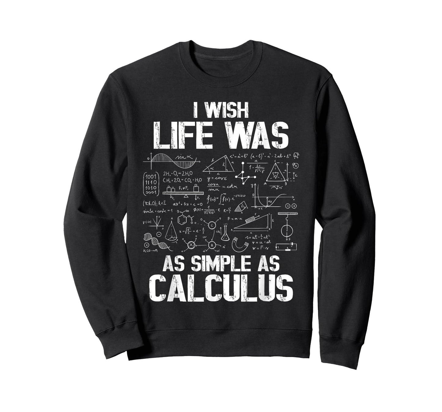 Funny Math Humor, Calculus Joke, I Wish Life was as Simple T-Shirt