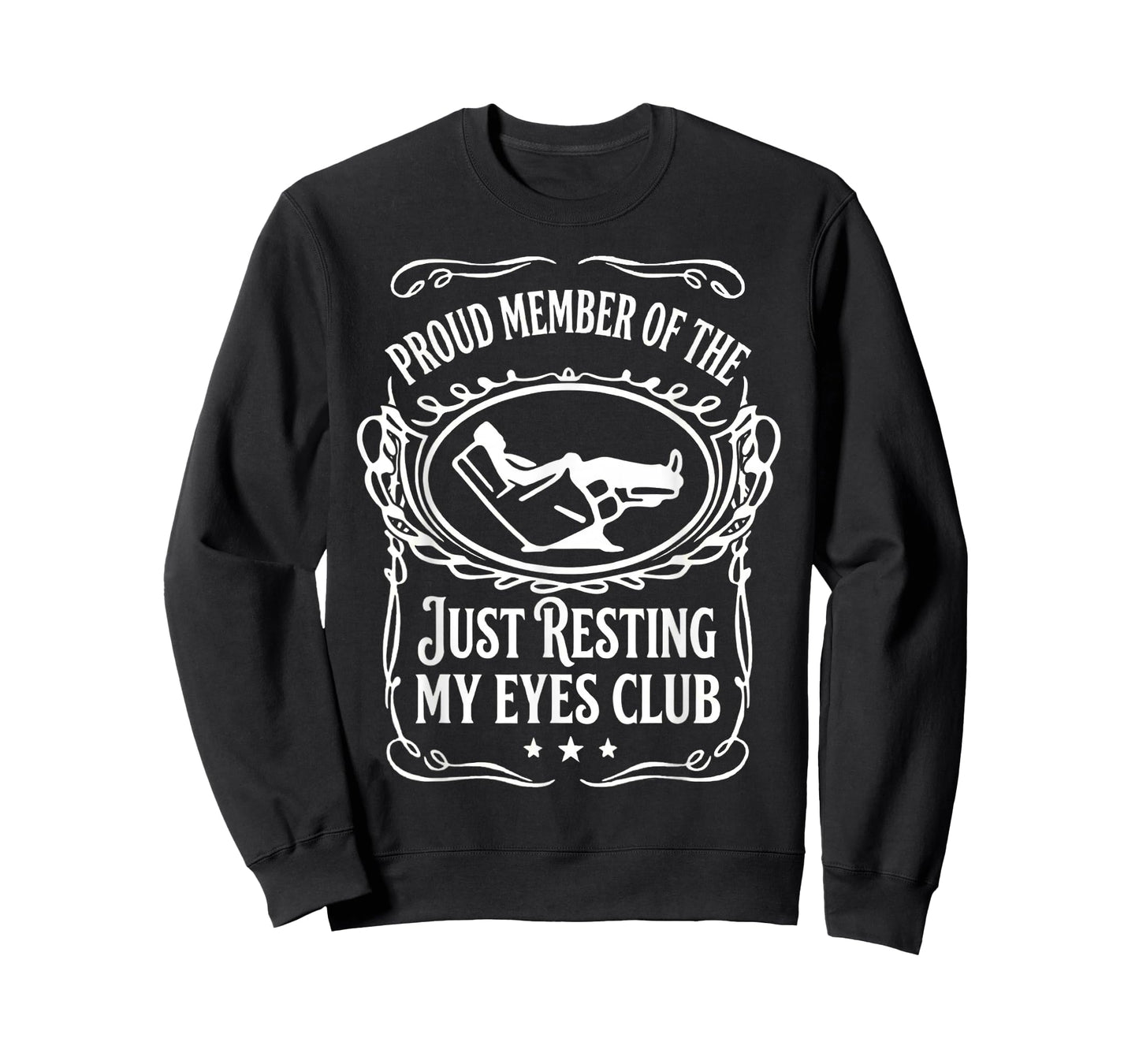 Mens Proud Member of The Just Resting My Eyes Club Funny Dad T-Shirt