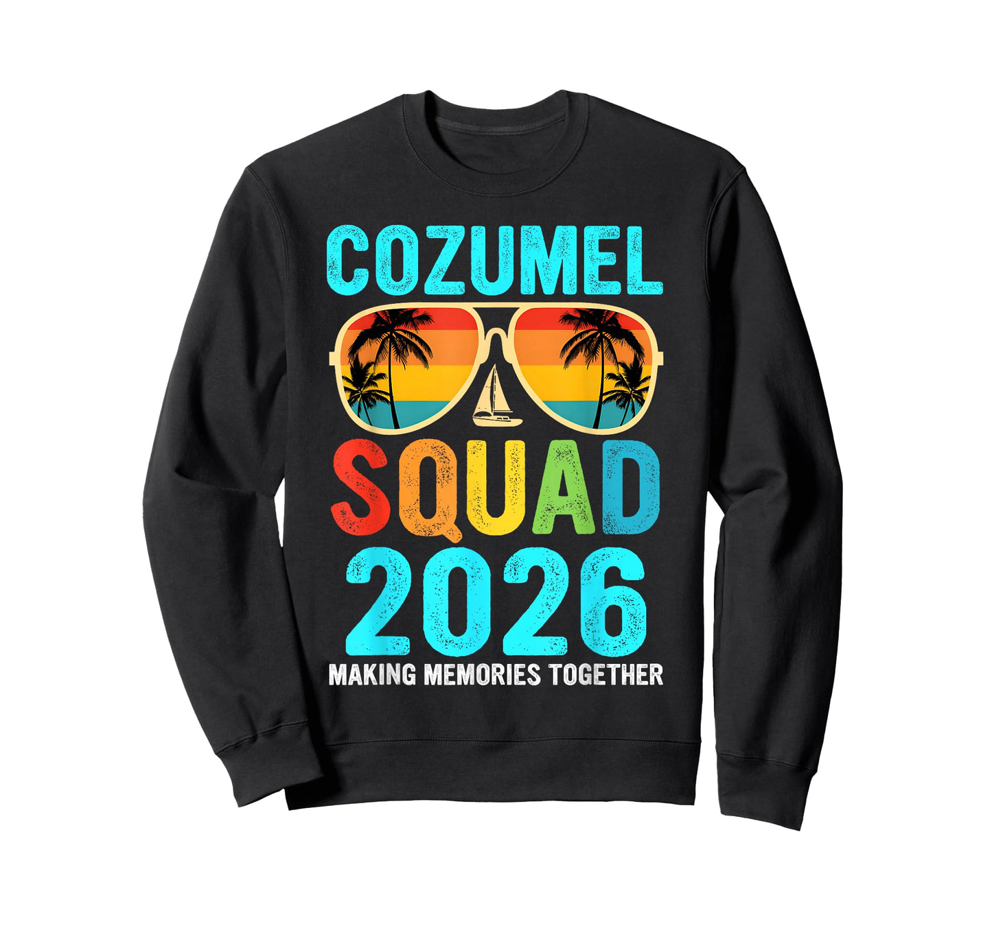 Retro Cozumel-Squad 2026 Matching Cruise Family Crew T-Shirt