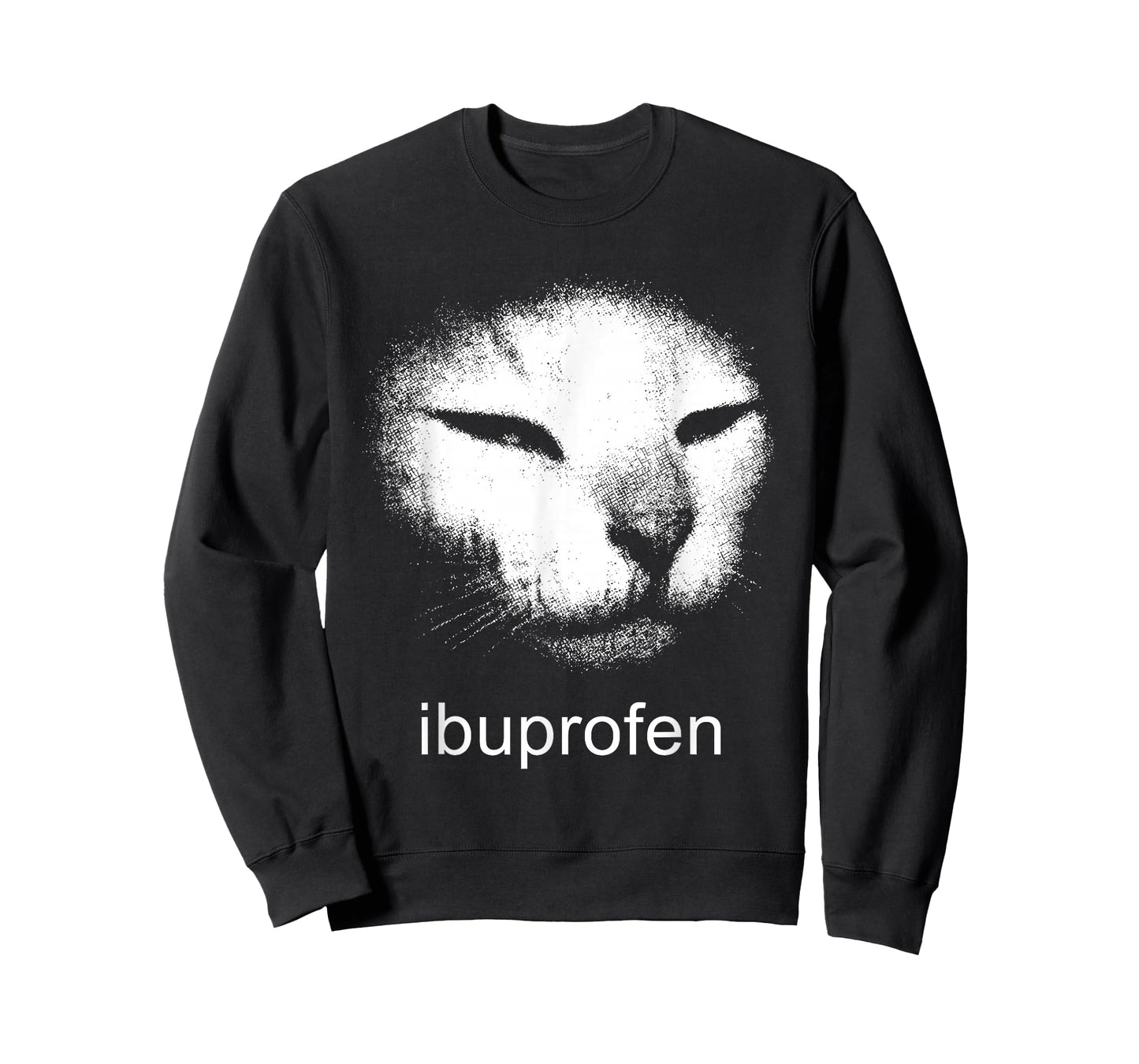 I Need Ibuprofen Funny Vintage Cat Kitten Meme Silly Cat T-Shirt