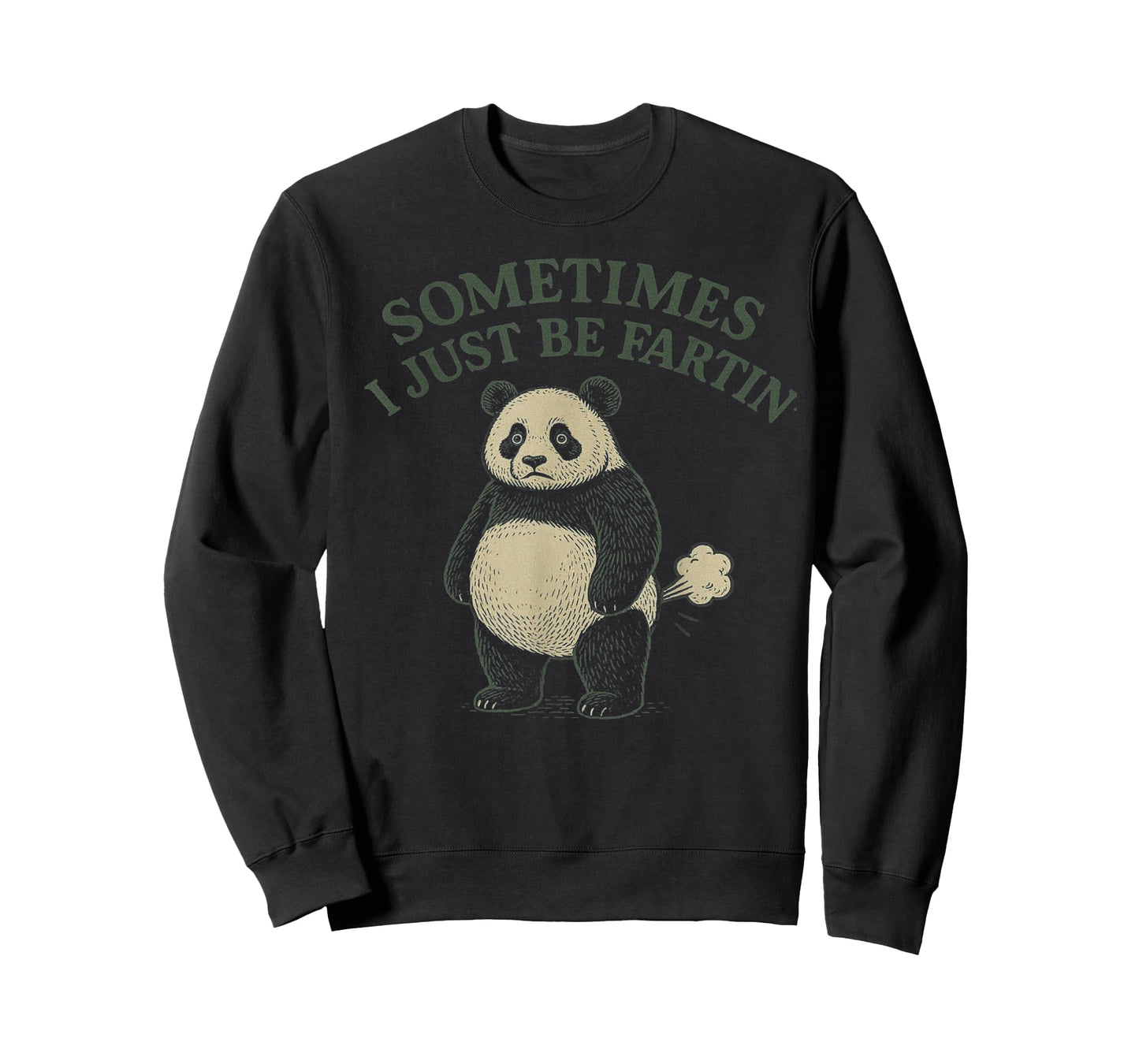 Funny Panda Sometimes I Just Be Farting Womens Mens Kids T-Shirt
