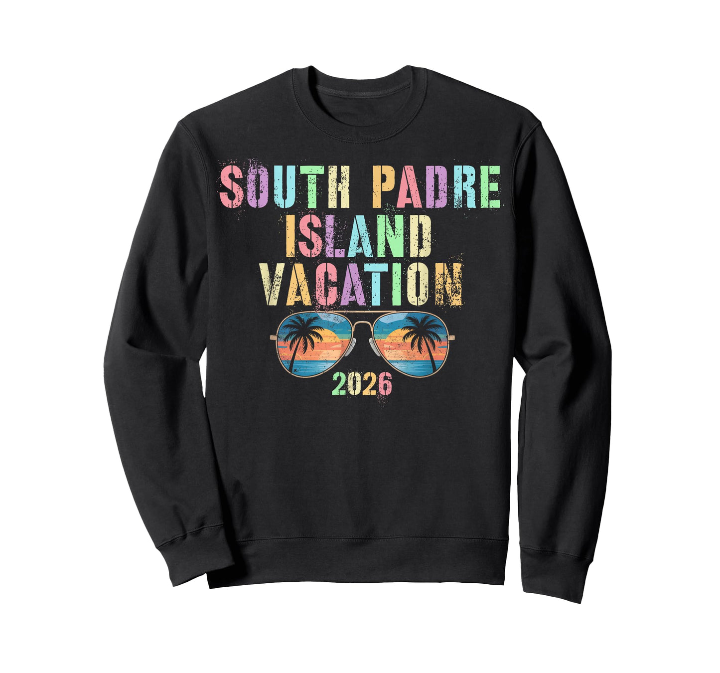 Vintage South Padre Island Vacation 2026 Vacay Swim Travel T-Shirt