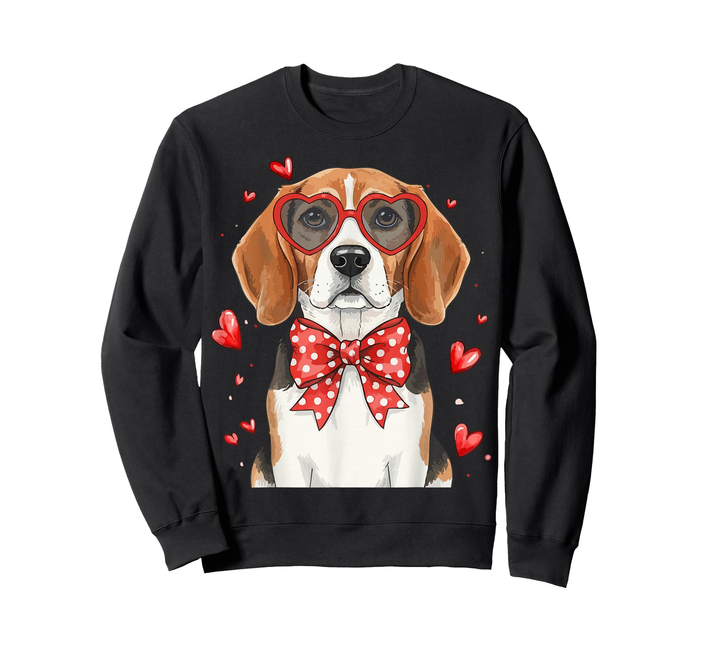 Cute Beagle Dog Heart Love Valentine Pet Animal Lovers T-Shirt