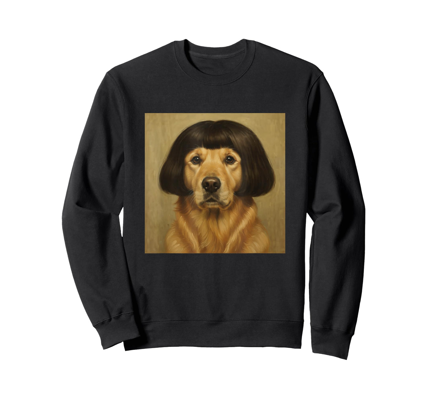 Funny Golden Retriever Bob Haircut Dog Meme Men Women Kids T-Shirt