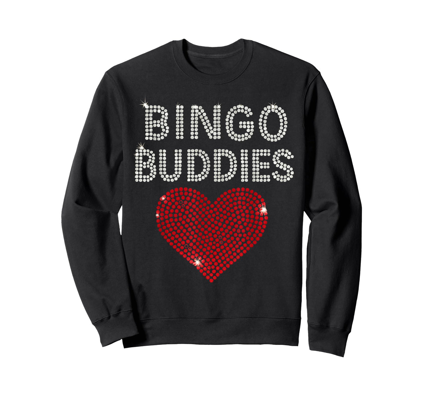 Bingo Buddies Bingo Lover Cute Heart Funny Game Women Girls T-Shirt