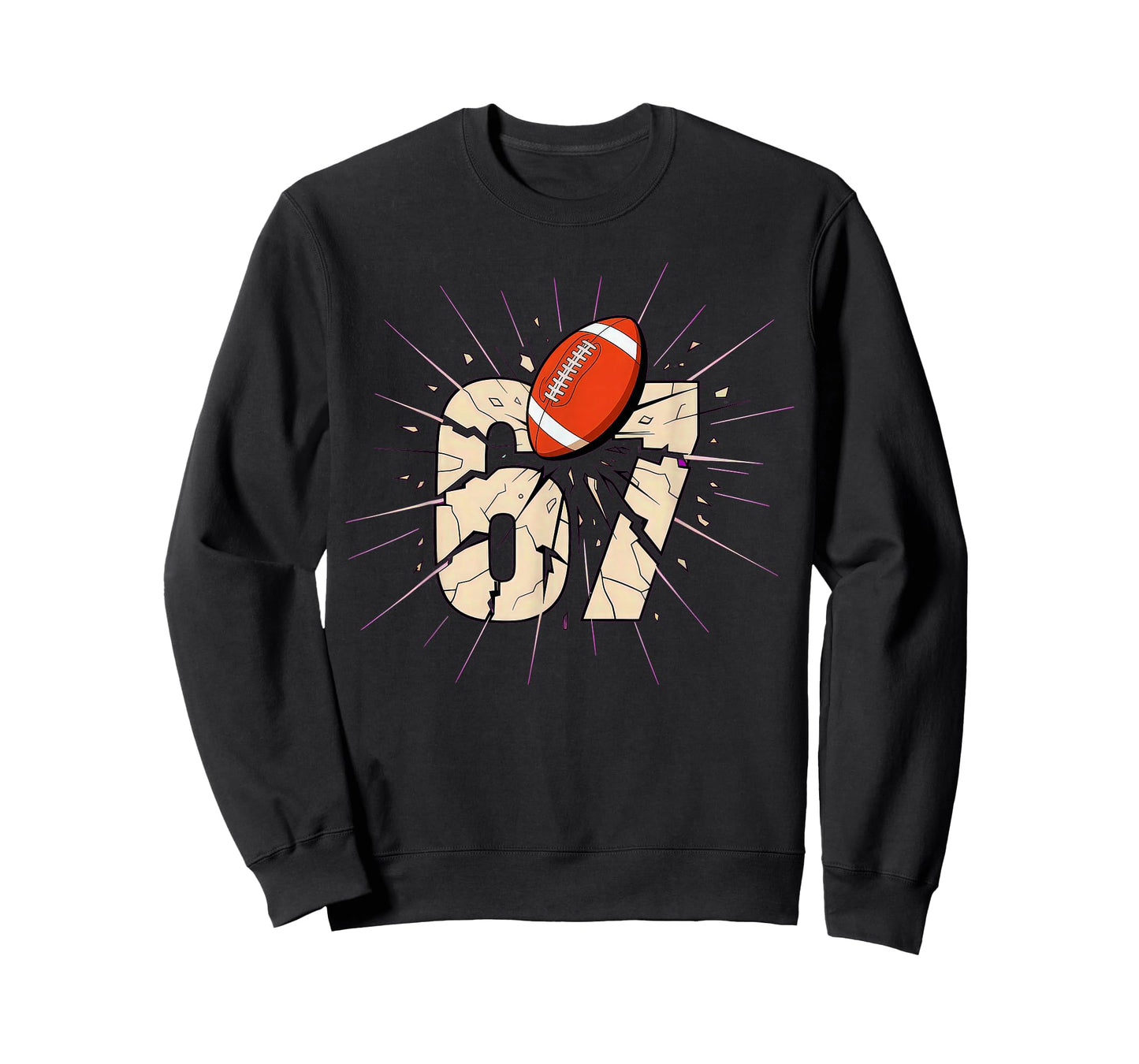 67 Football Six Seven 6 7 Meme 6-7 T-Shirt