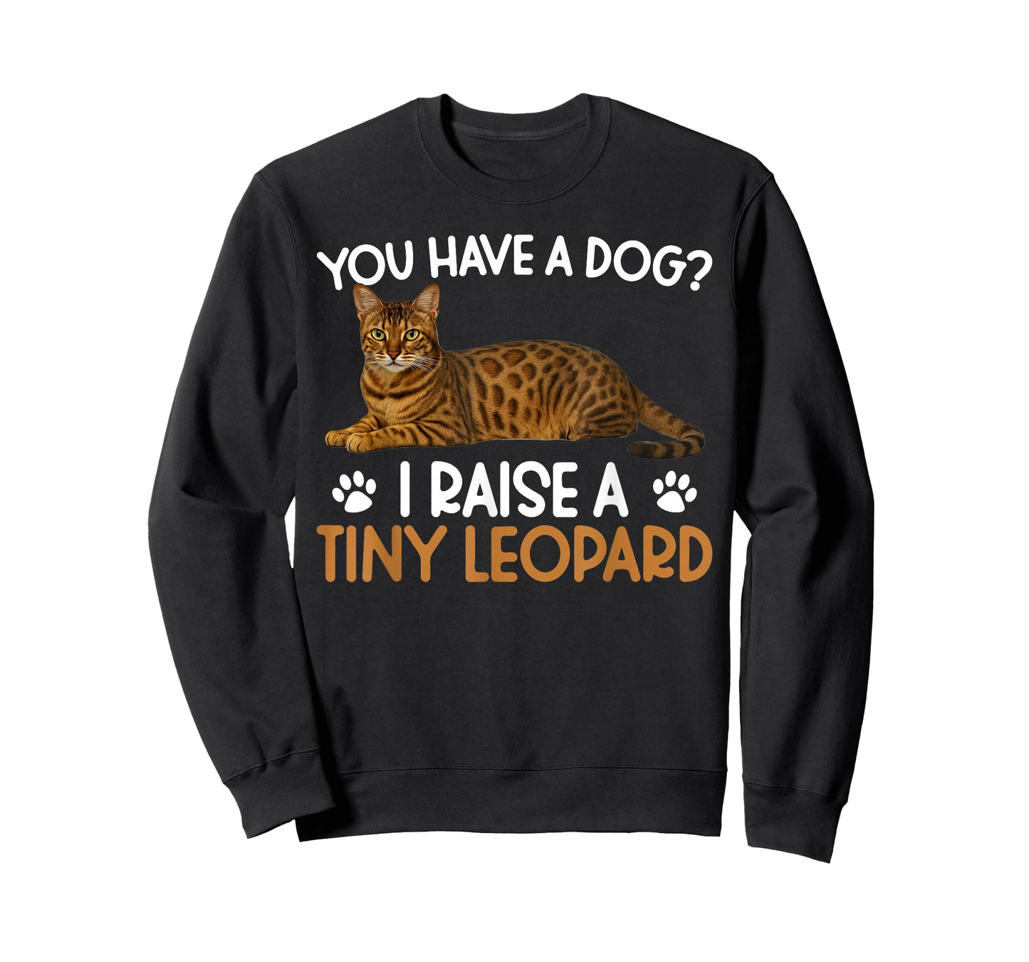 I Raise A Tiny Leopard Bengal Cat Owner Bengal Cat Lover T-Shirt