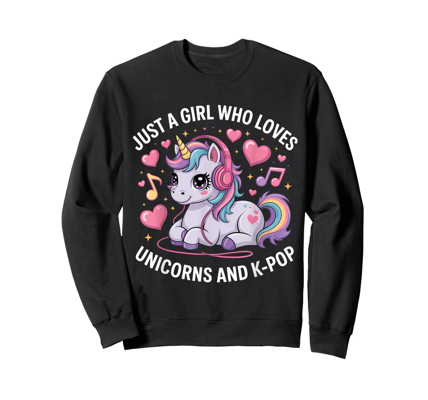 K-Pop Just A Girl Who Loves Unicorns and K-Pop K Pop Kpop T-Shirt
