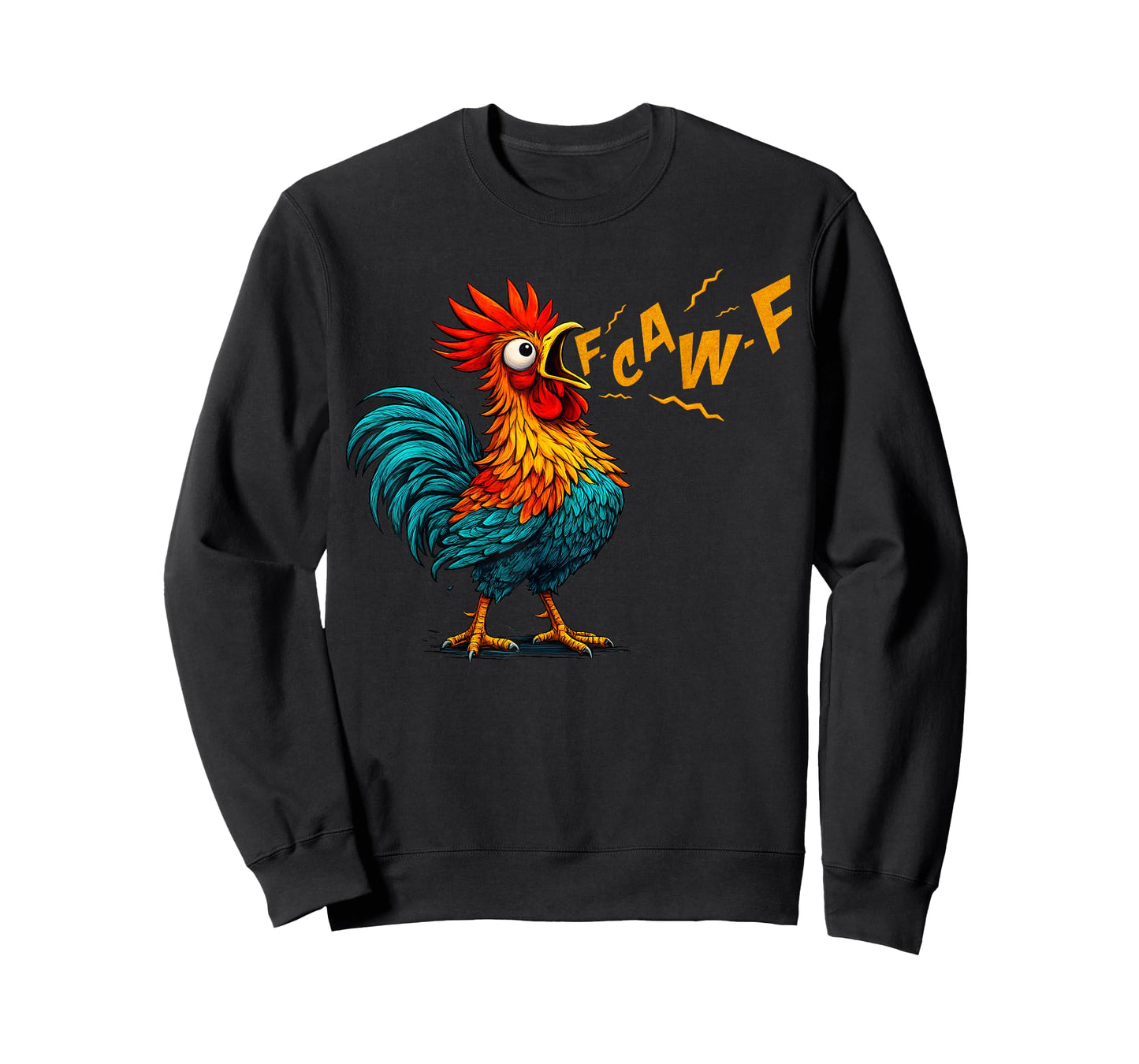 Funny Bird Fcawf Chicken F Caw F Rooster Whisperer Fawk Off T-Shirt