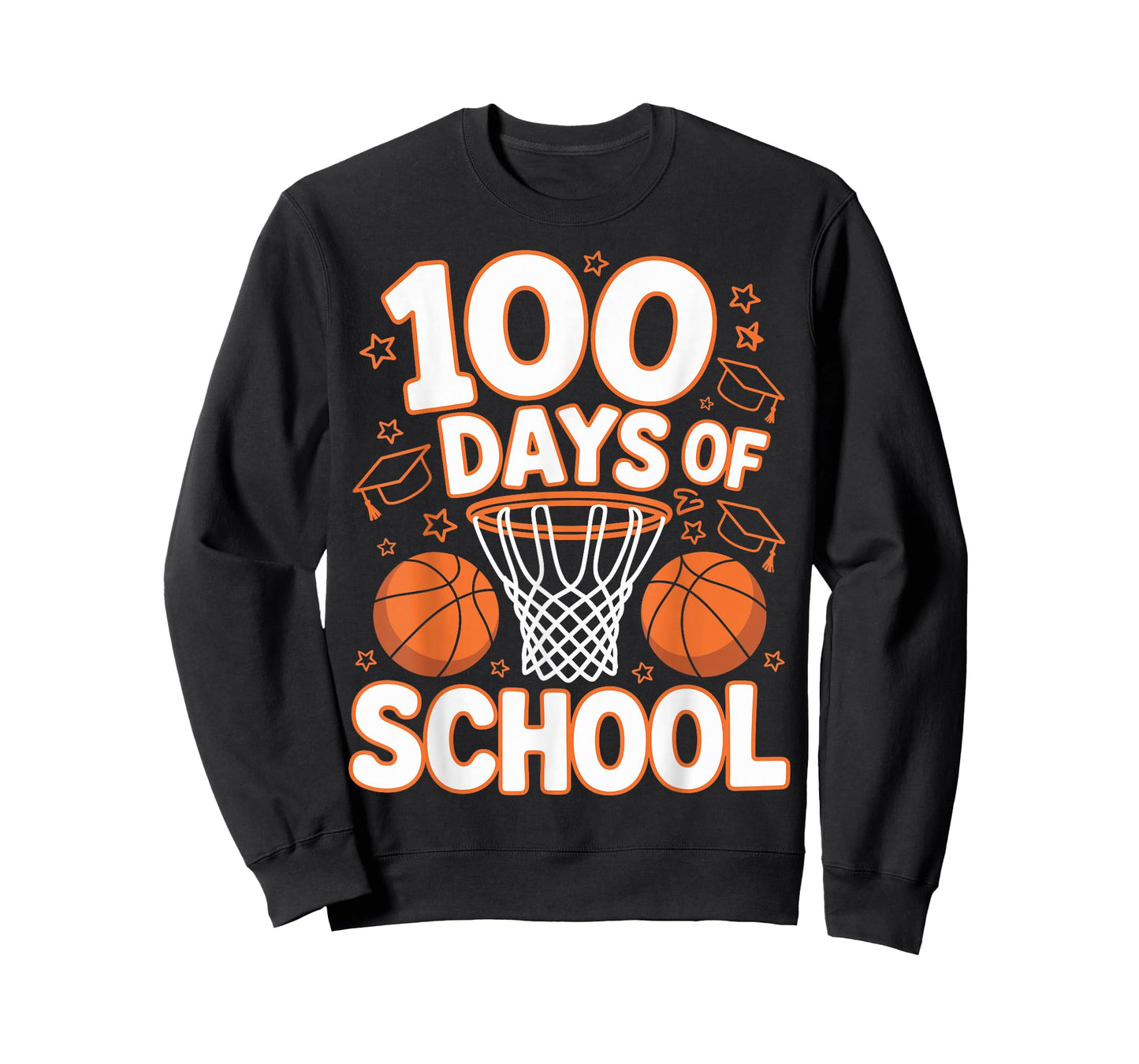 100th Day of School Teacher Basketball 100 Days of School T-Shirt