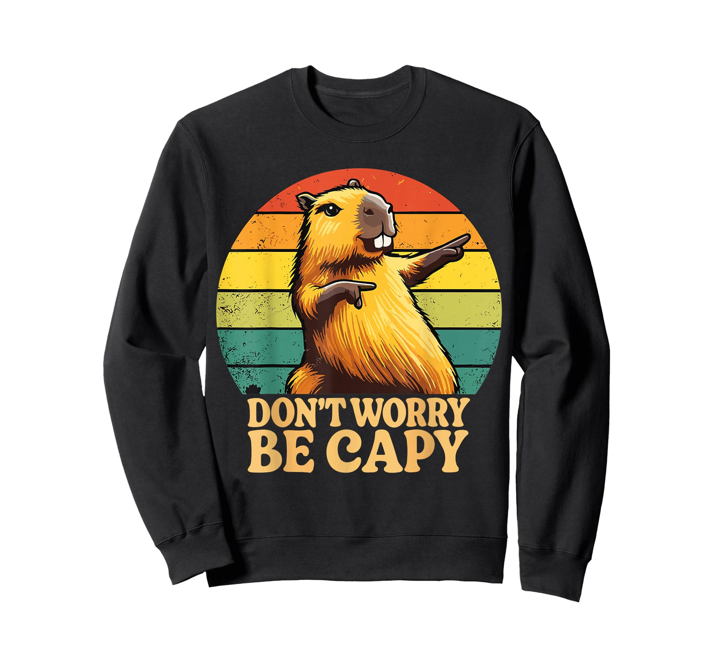 Funny Retro Capybara Animal Be Capy Unisex T-Shirt