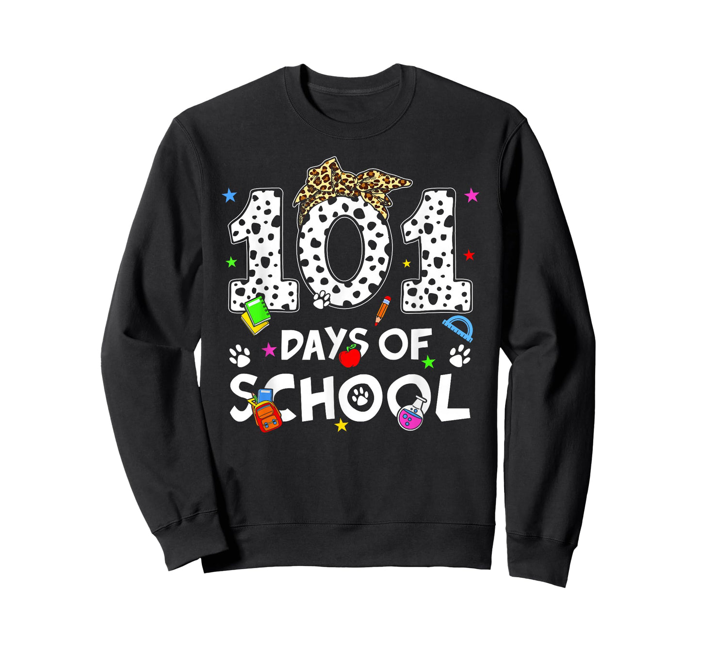 Happy 101 Days School Cute Dog 100 Days Smarter Student Kids T-Shirt
