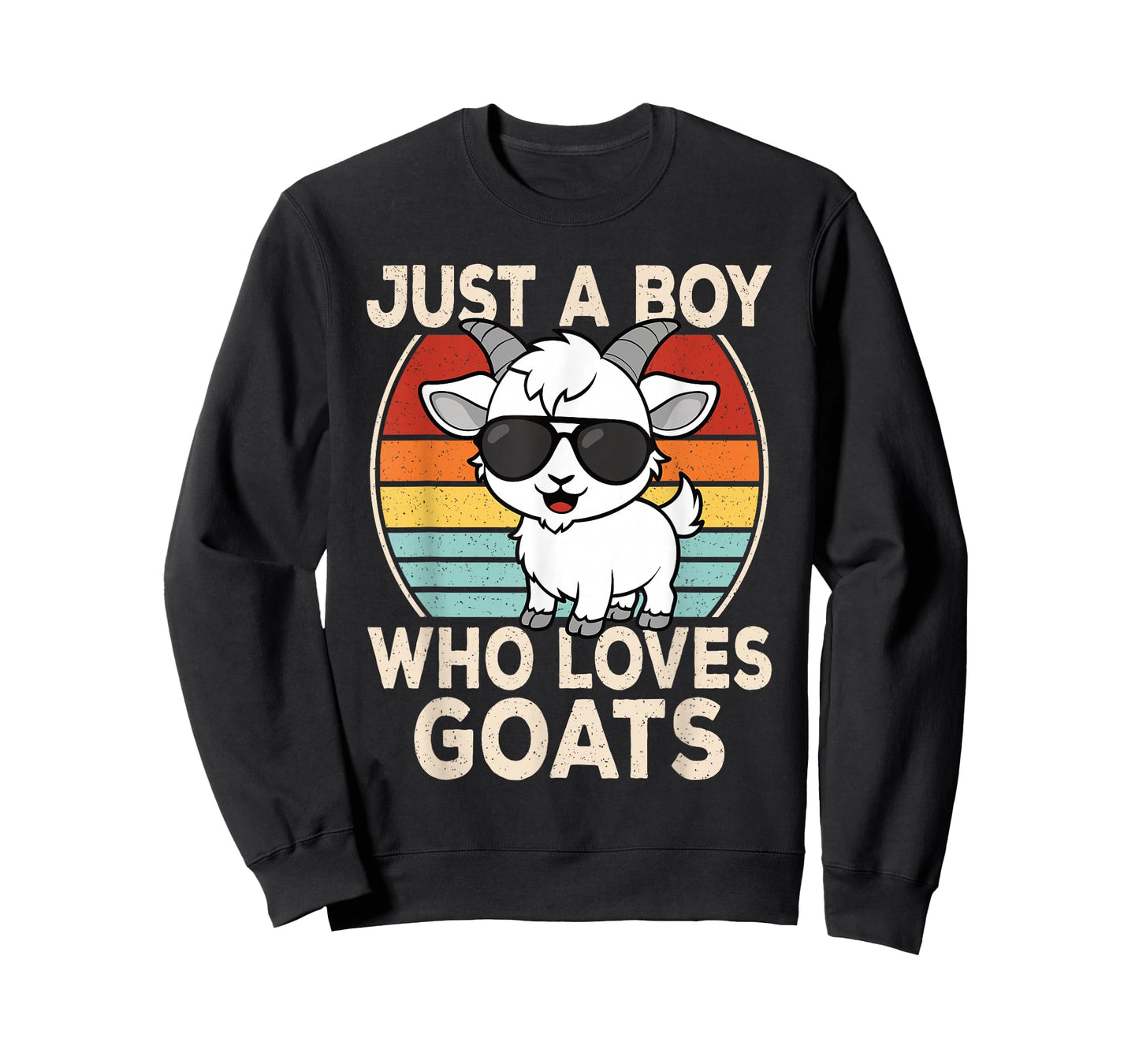 Just A Boy Who Loves Goats Goat Lover Boys Kids T-Shirt