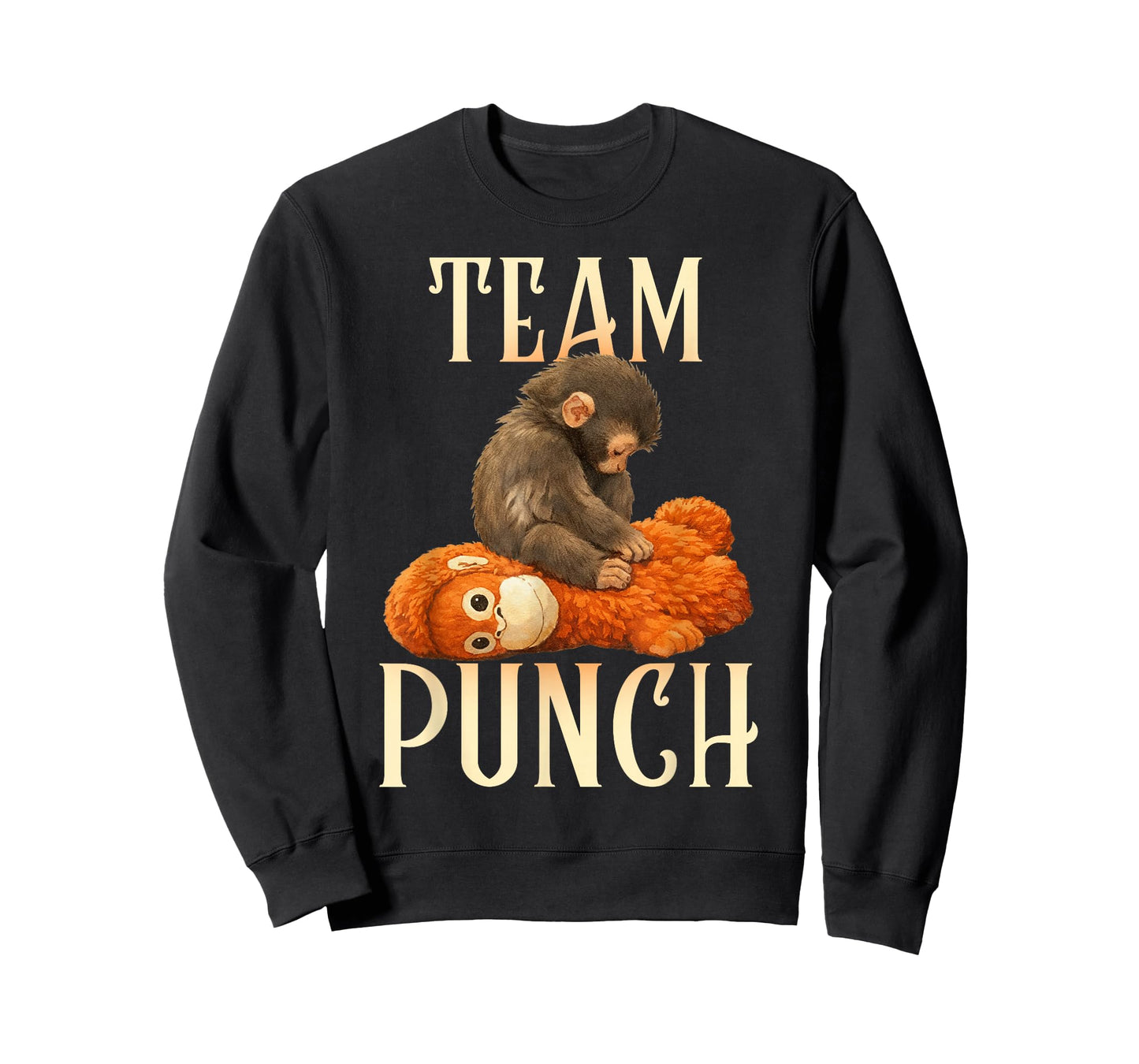 Cute Baby Monkey Punch Team Punch T-Shirt