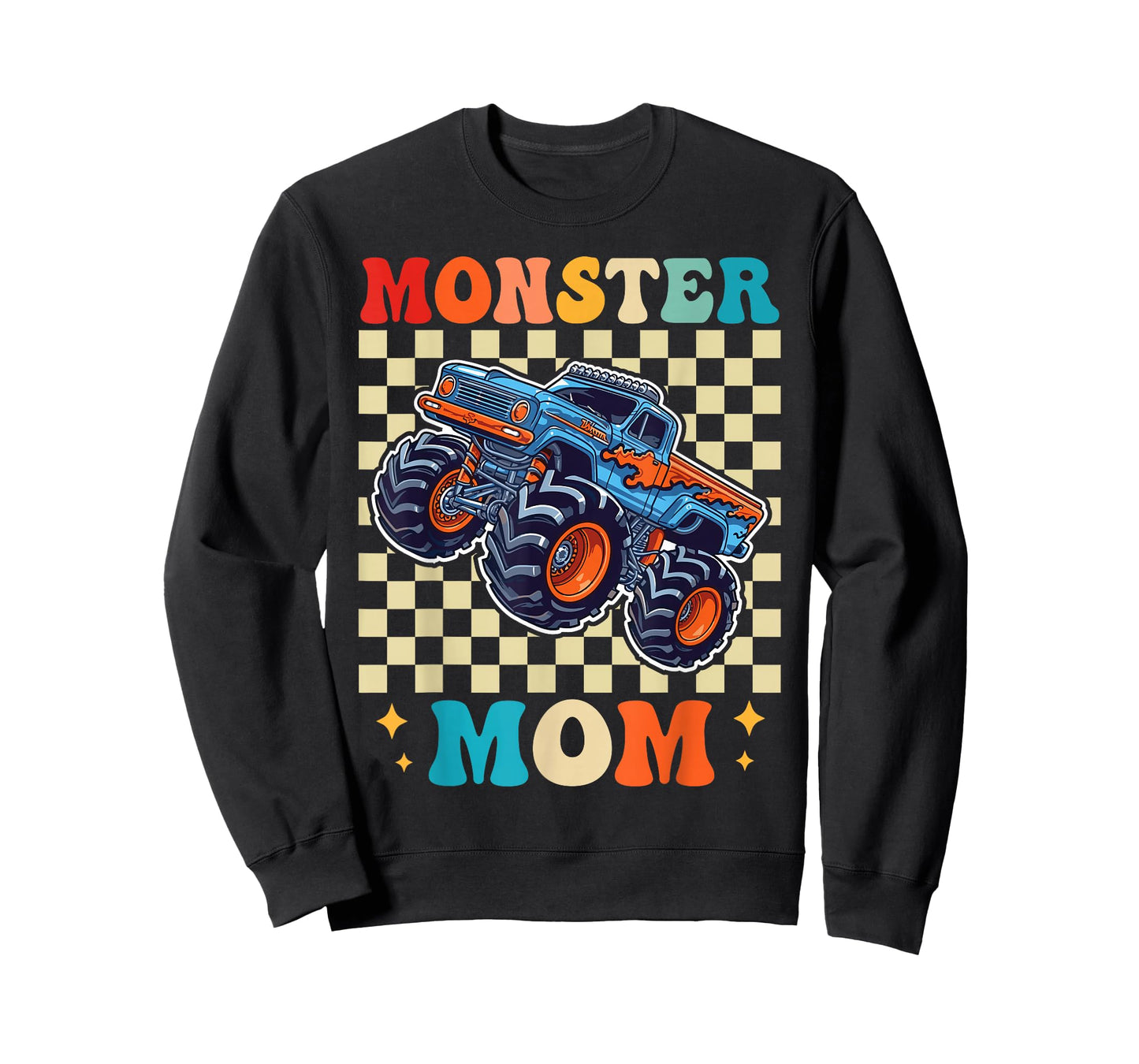 Monster Truck Mom Family Matching Monster Trucks Birthday T-Shirt
