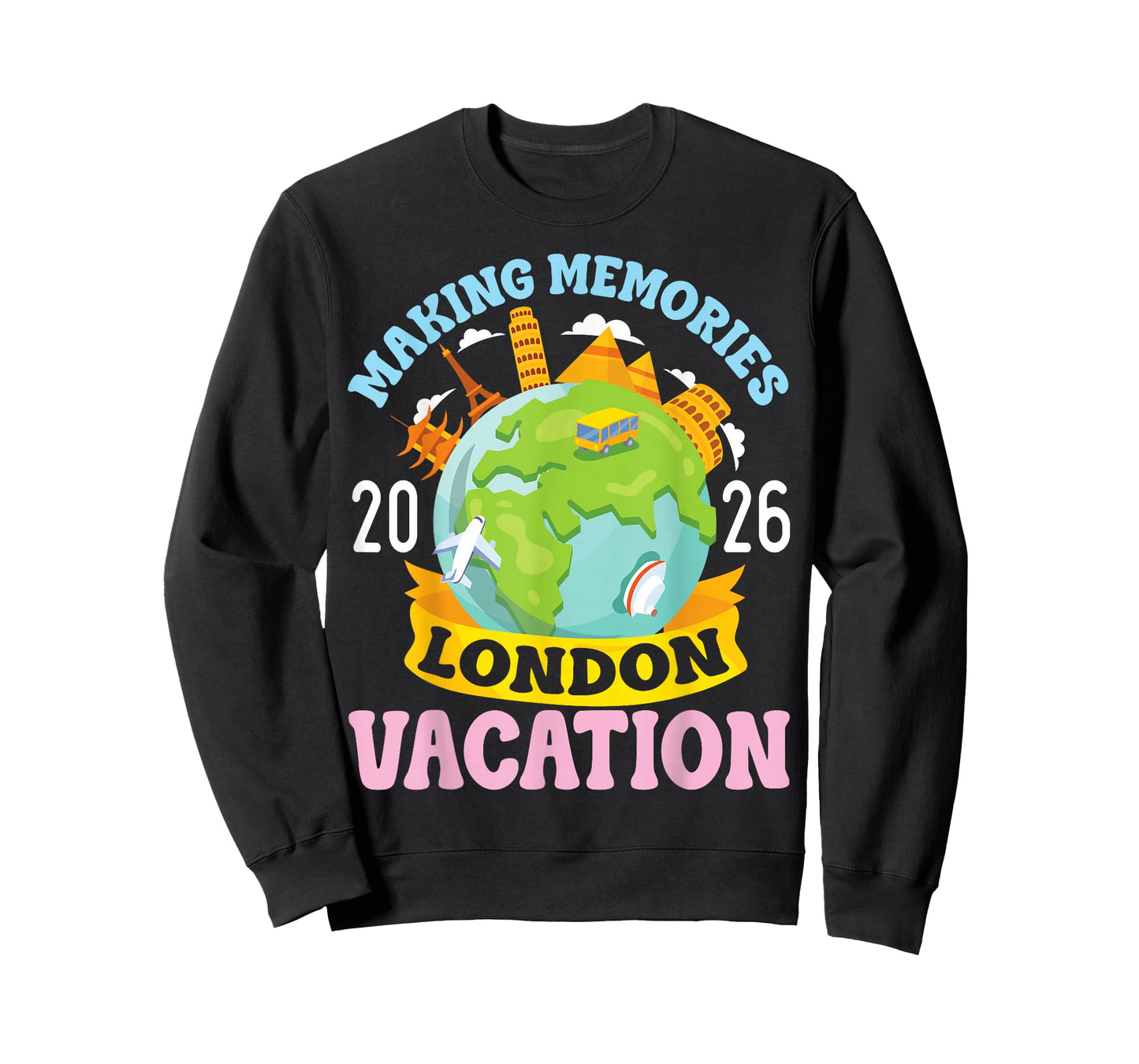 London Vacation 2026 Travel Making Memories Family Trip T-Shirt