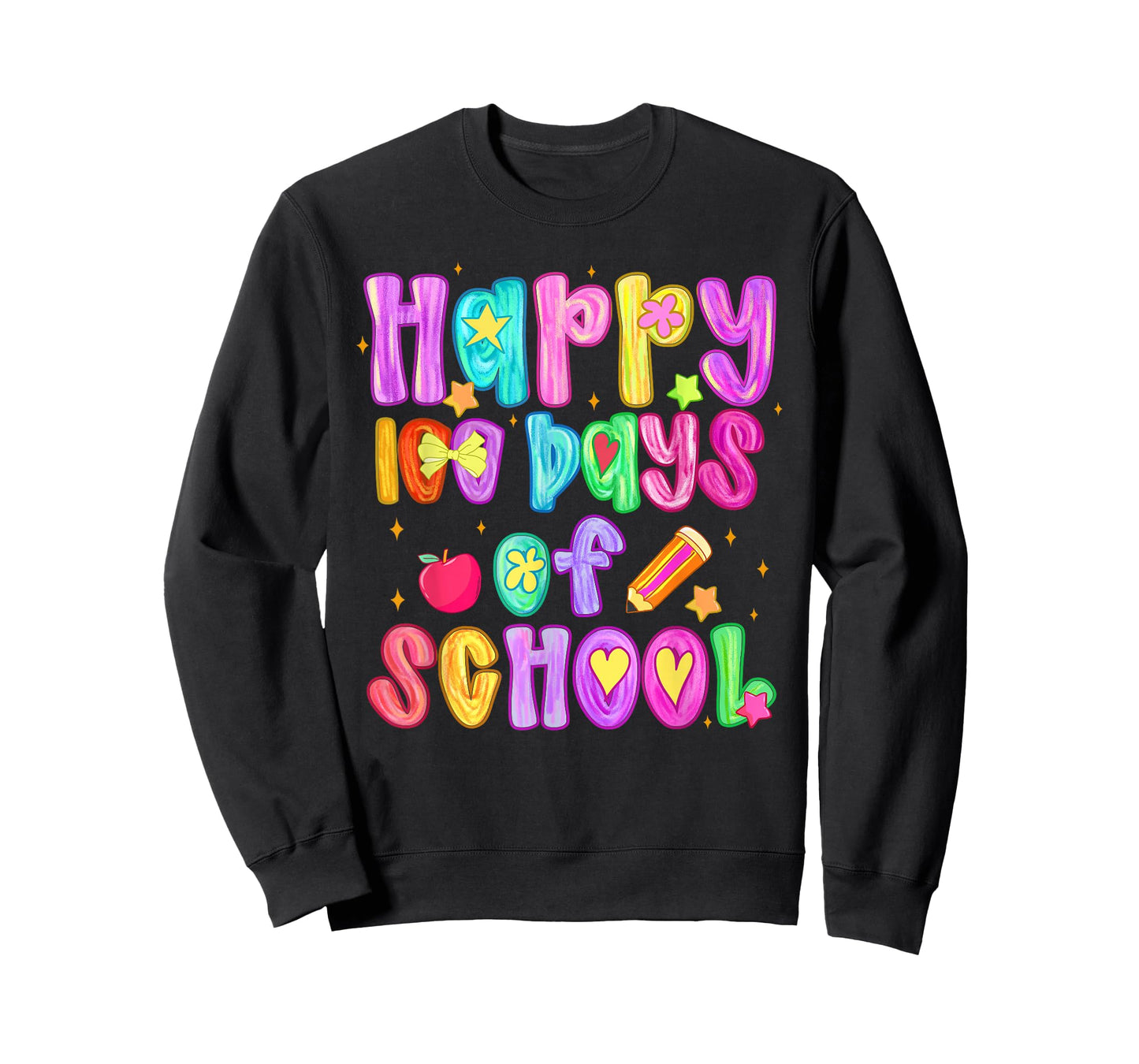 100 Days of School Preppy 100th Day of School Teacher Kids T-Shirt