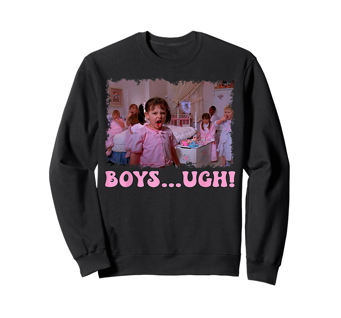 Boys Ugh Funny Girl Anti Valentine Graphic T-Shirt