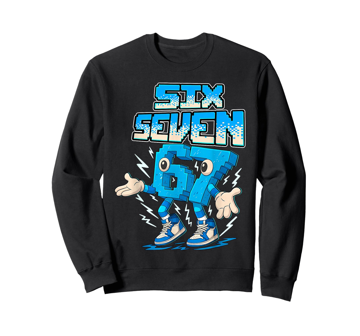 67 Six Seven 6-7 Funny Brainrot Boys Girls Kids Gaming Meme T-Shirt