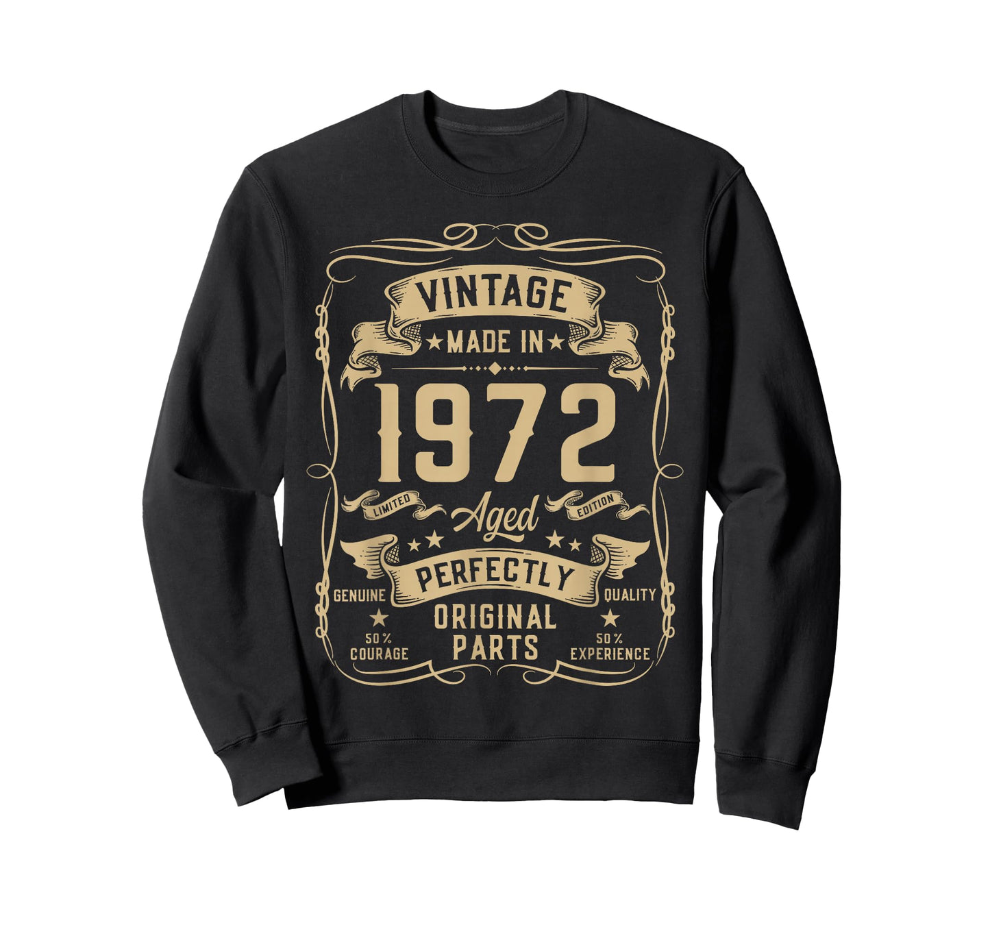 Vintage 1972 54yr 54th Birthday Gifts for Men 54 Years Old T-Shirt