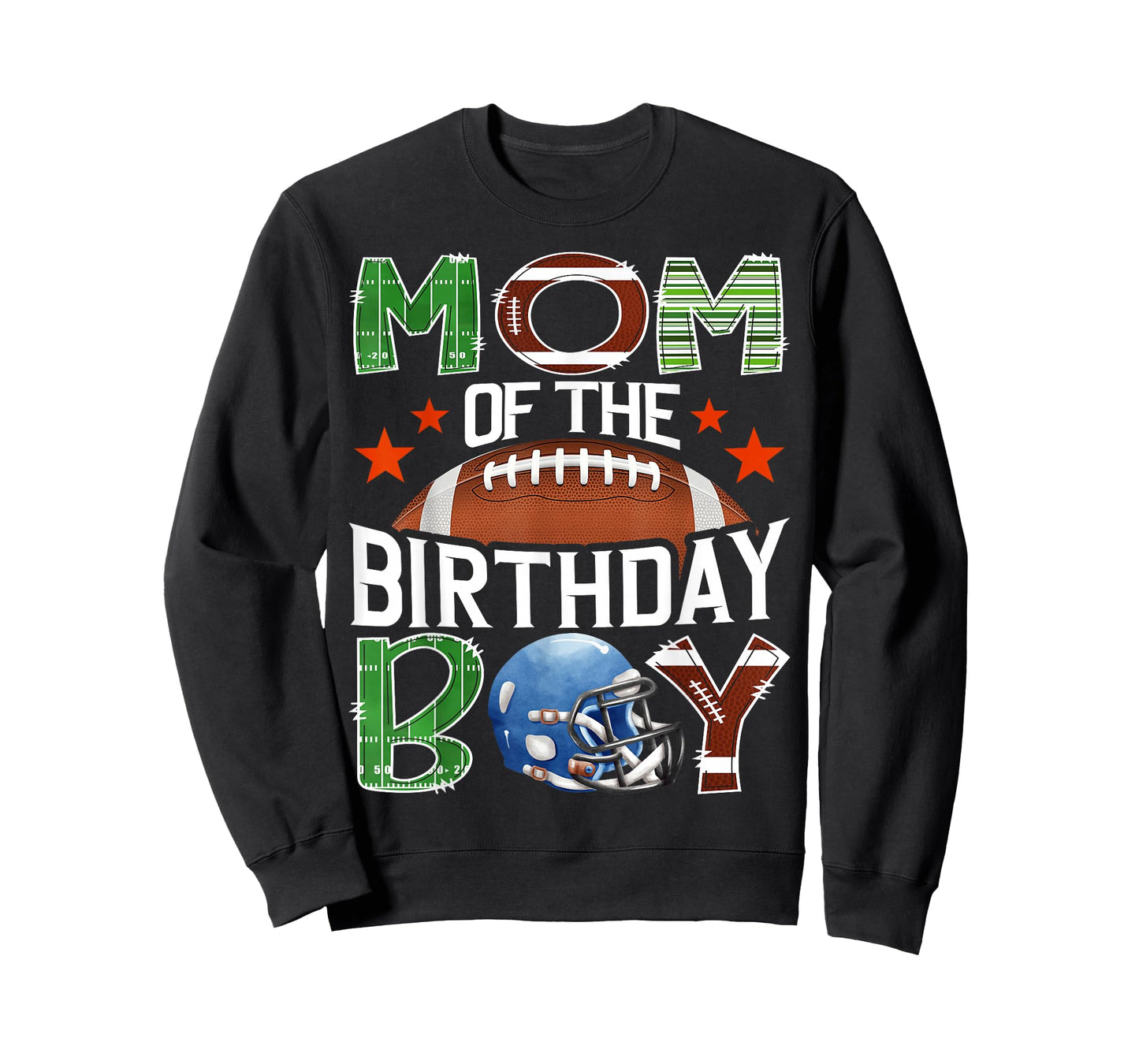 Mom of The Birthday Boy Game Day Football Lover T-Shirt
