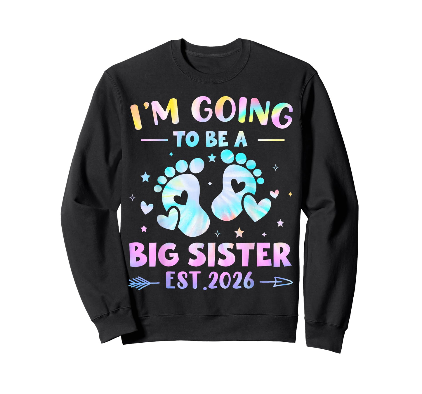 Soon to Be Big Sis Finally Going to Be Big Sister Est 2026 T-Shirt