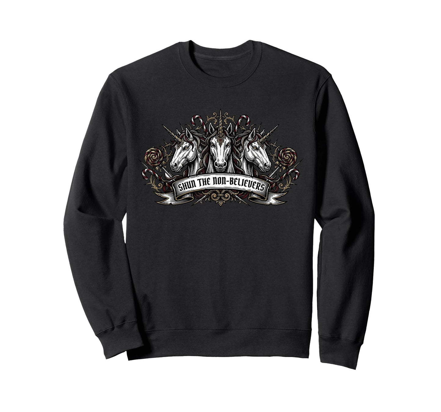 Funny Shun The Non-Believers Unicorn T-Shirt
