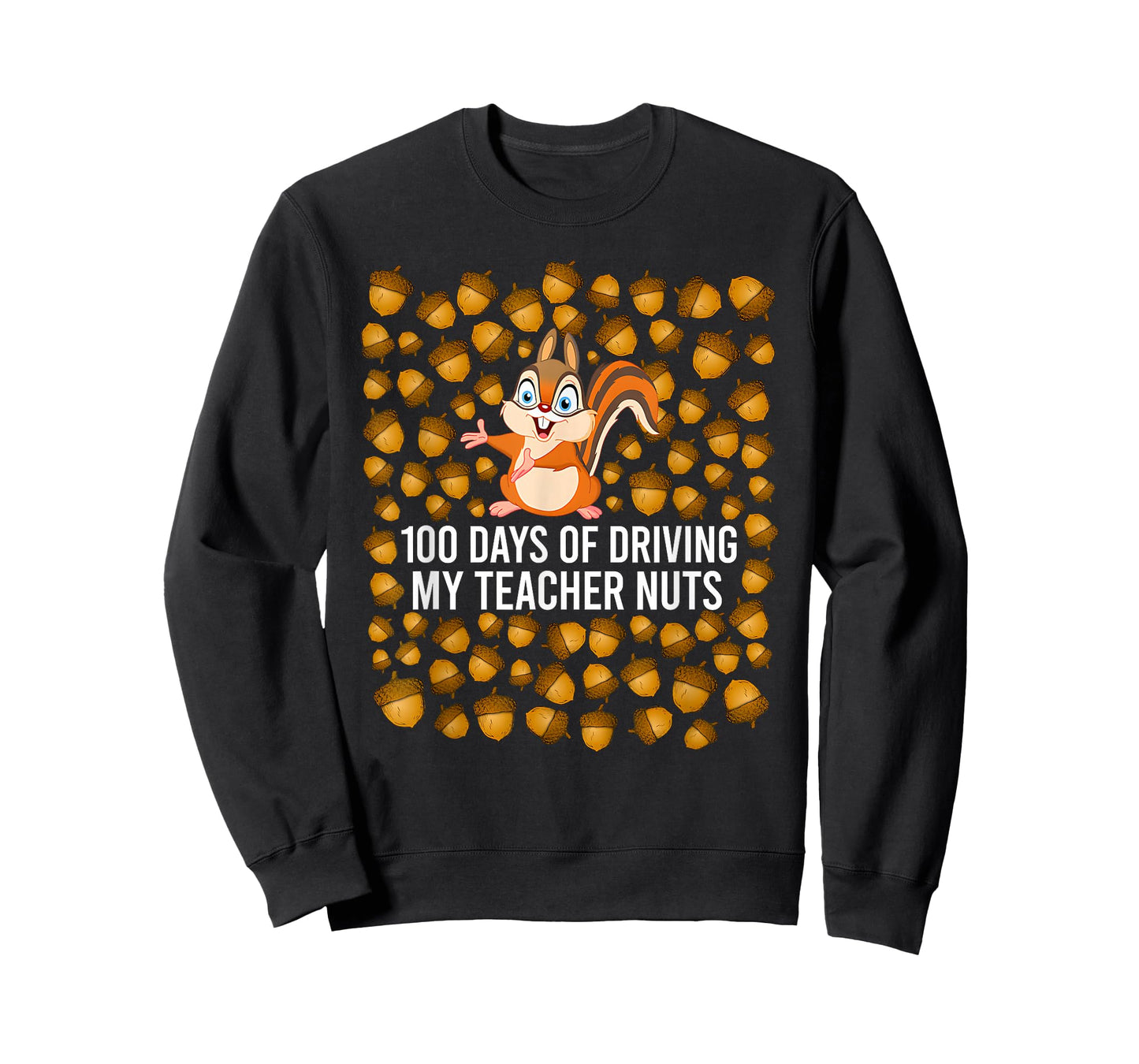100 Days of Driving My Teacher Nuts Dabbing Squirrel School T-Shirt