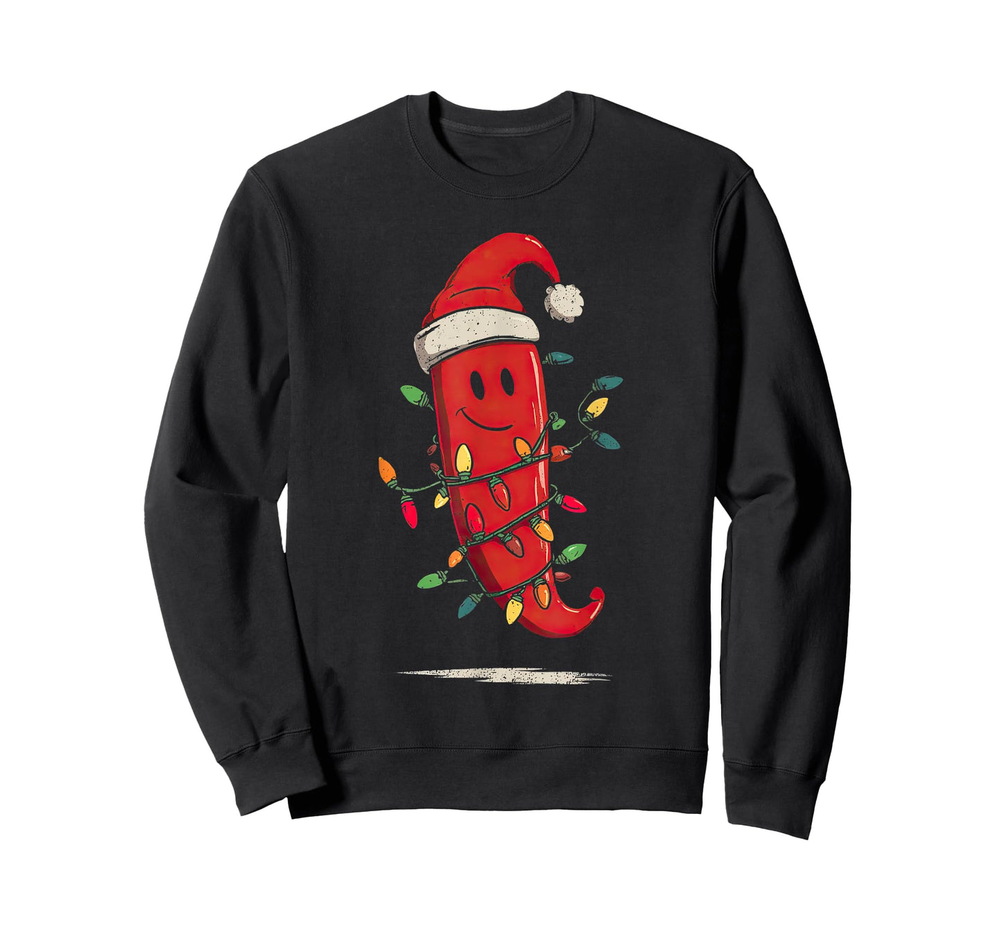 Funny Chili Pepper Christmas Graphics Lights Lover T-Shirt