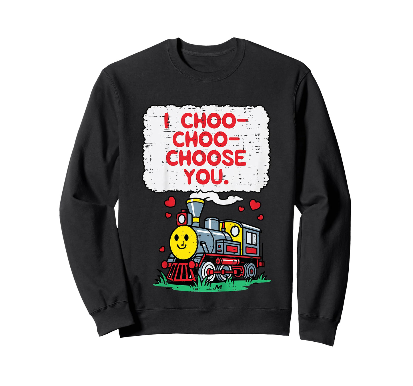 Kids Valentines Day Train I Choo Choose You Boys Kids Toddler T-Shirt