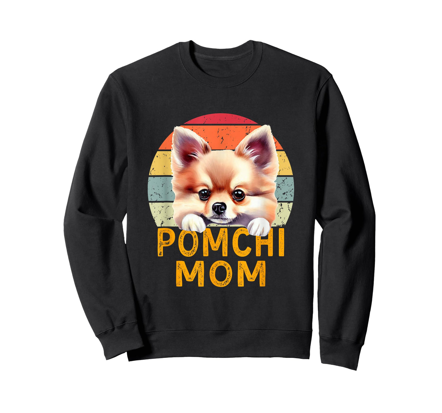 Pomchi Dog Mom Funny Retro Vintage Dogs Owner & Lover T-Shirt