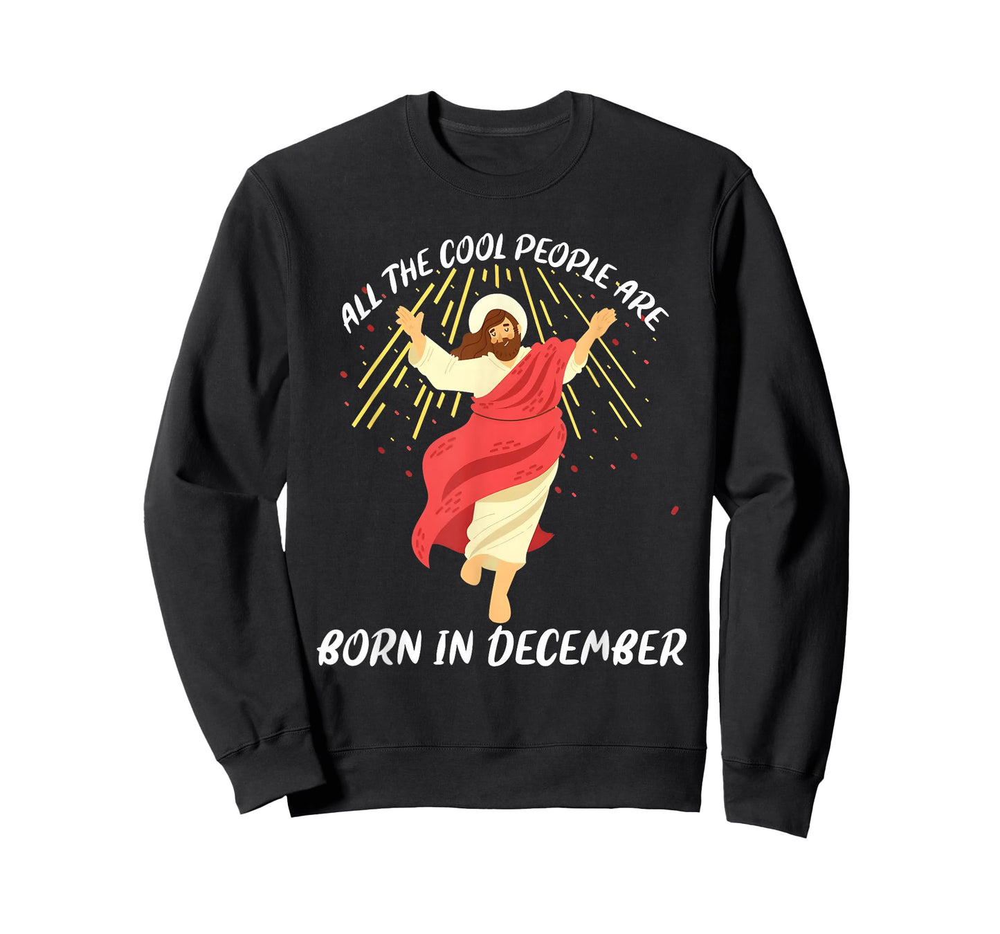 Cool People are Born in December Christian Jesus Christmas T-Shirt