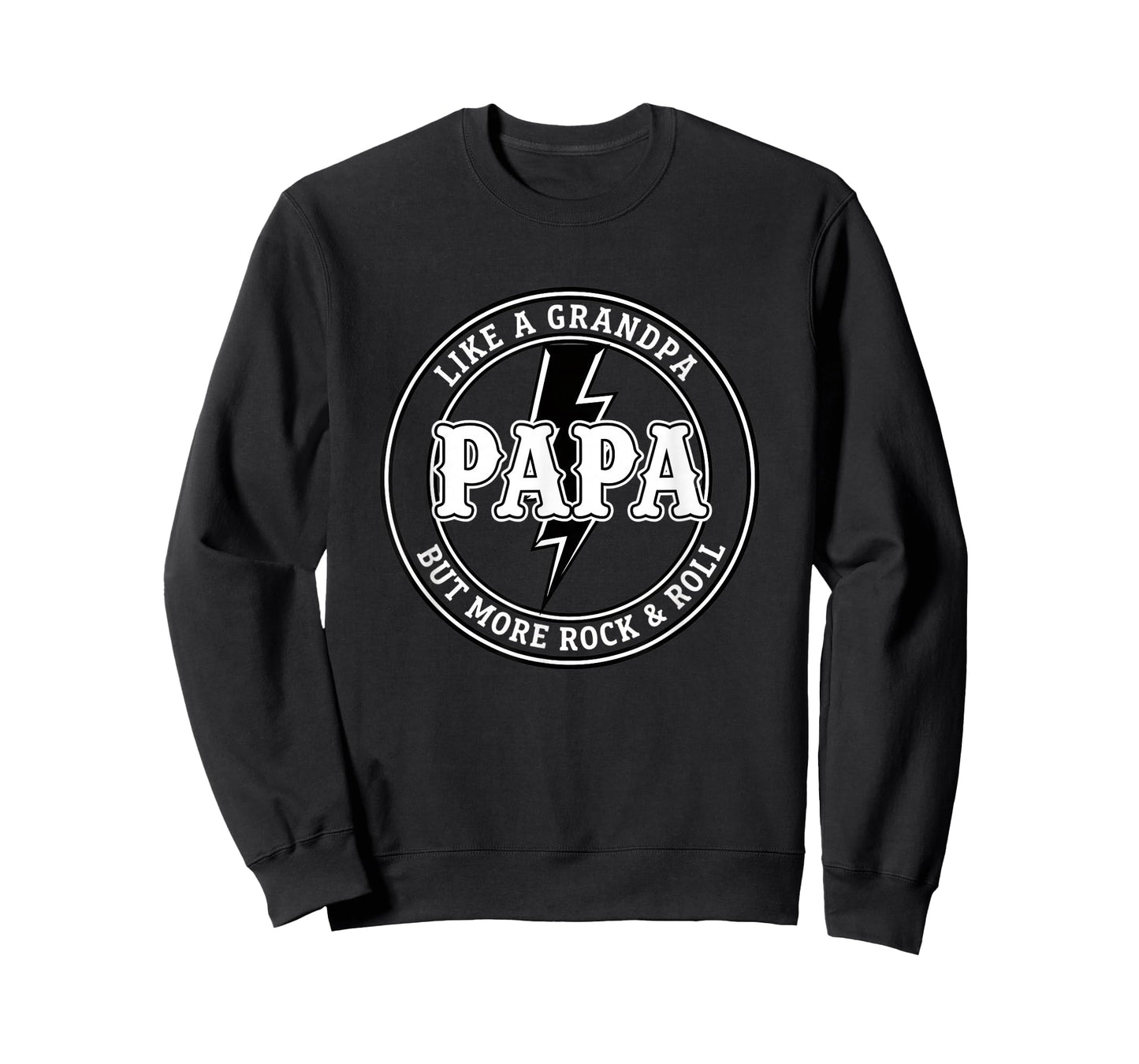 Dad Papa Like A Grandpa But More Rock & Roll, Funny DadPapa T-Shirt