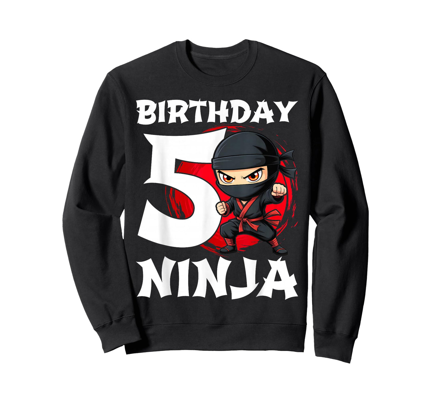 Birthday Ninja - 5 Year Old Party Theme T-Shirt