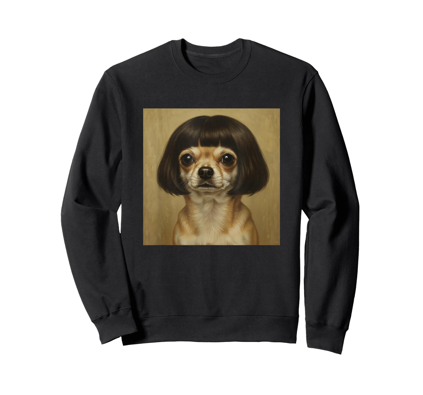 Funny Chihuahua Bob Haircut Dog Meme for Men Women Kids T-Shirt