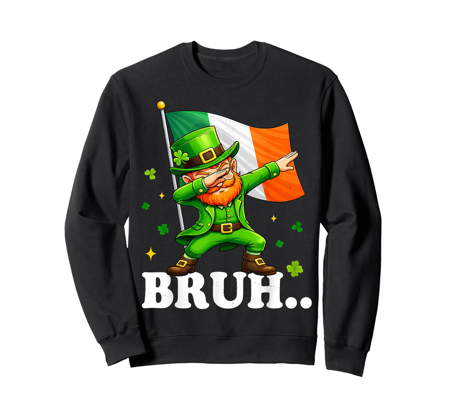 Dabbing Leprechaun for Kids Boys Mens Youth St Patricks Day T-Shirt