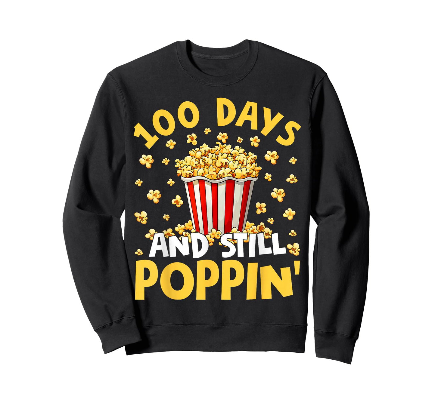 100th Day of School 100 Days and Still Poppin Boy Girl Kid T-Shirt