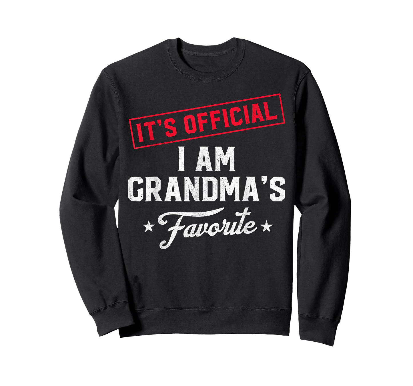 It's Official I'm Grandma's Favorite Funny Grandchild T-Shirt